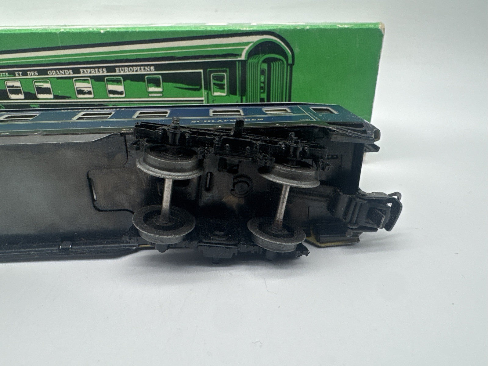 Märklin HO 4029 Schlafwagen blau OVP, gebraucht