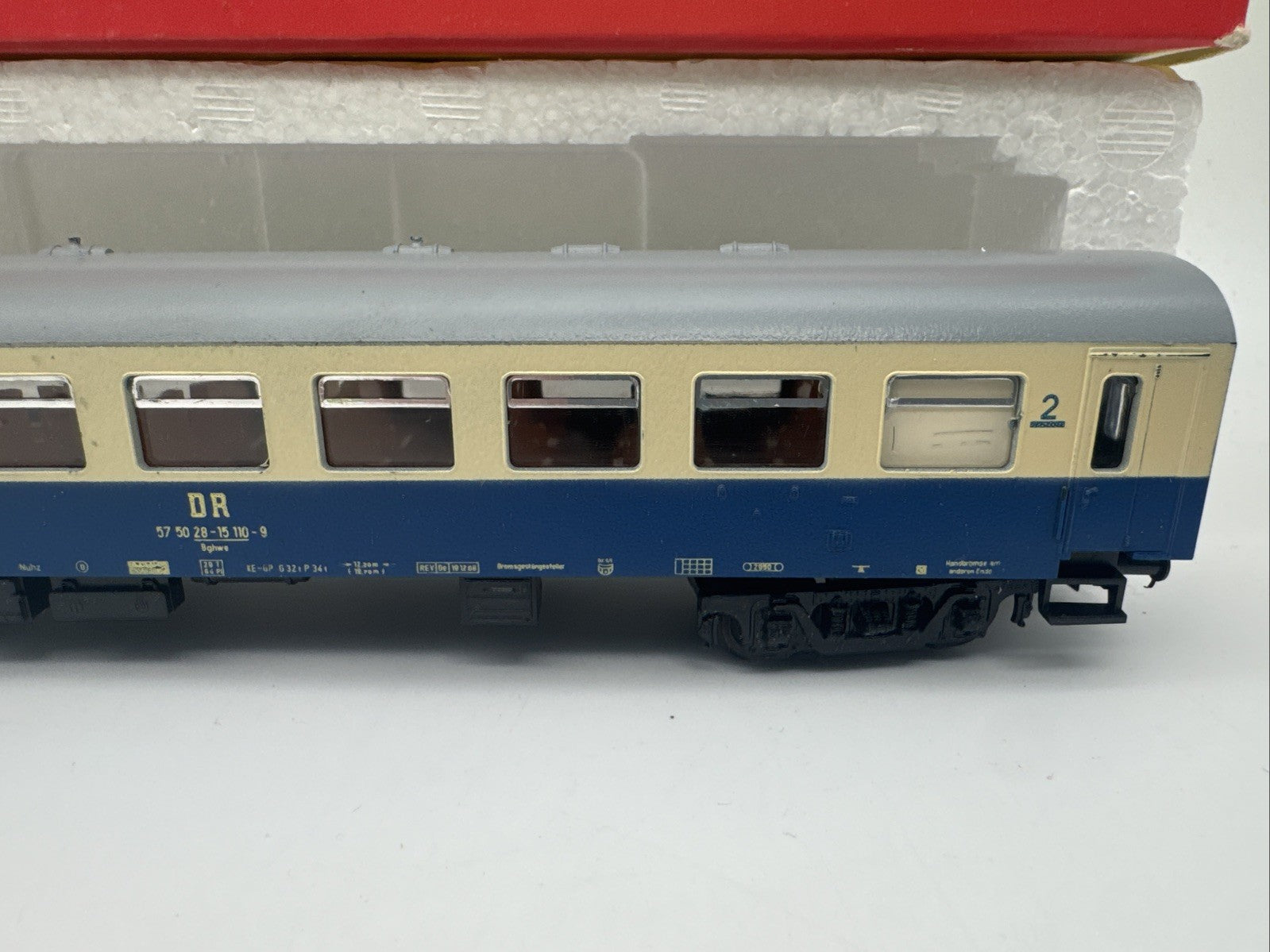 Schicht Prefo H0 5452522/426/00021 Rekowagen DR OVP Neuwertig Beleuchtet