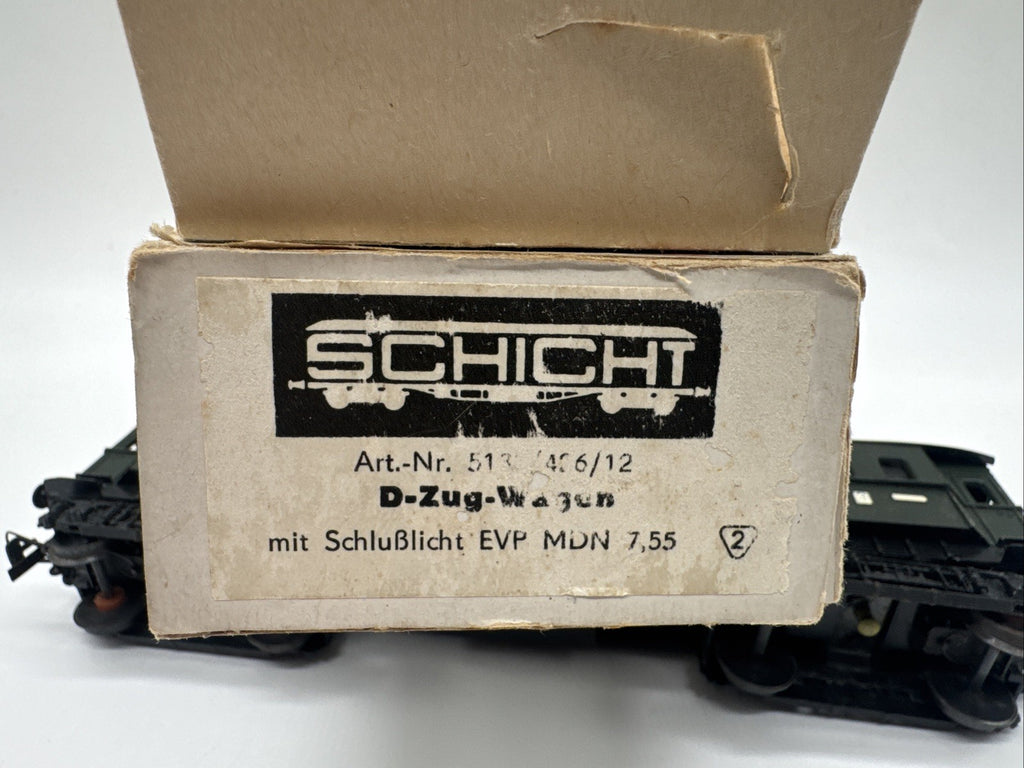 Schicht H0 Personenwagen D-Zug 3. Klasse mit Licht