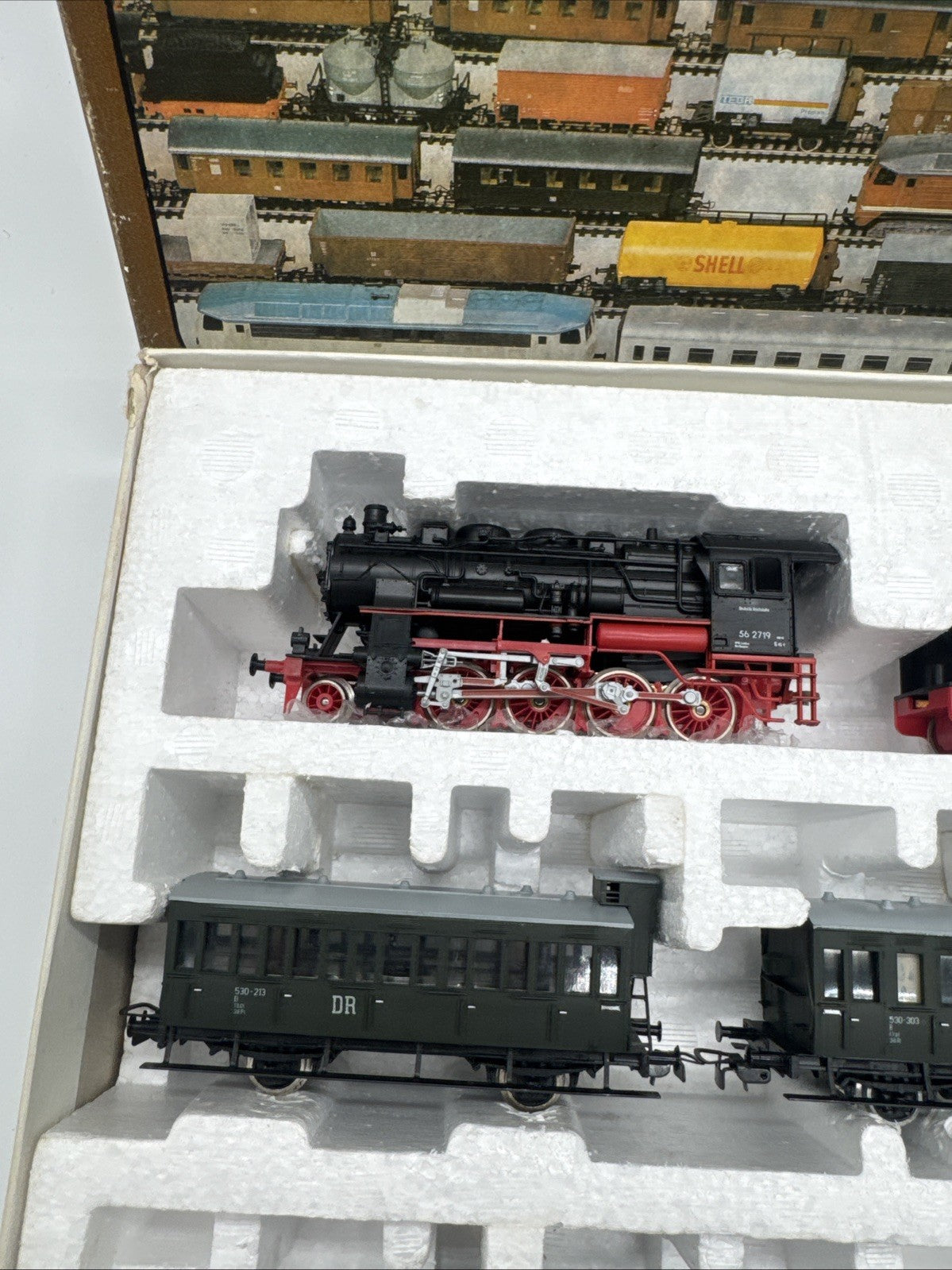 Piko  DDR /0755/000 - Zugset BR56 2719 + 5 Güterwagen - HO - OVP