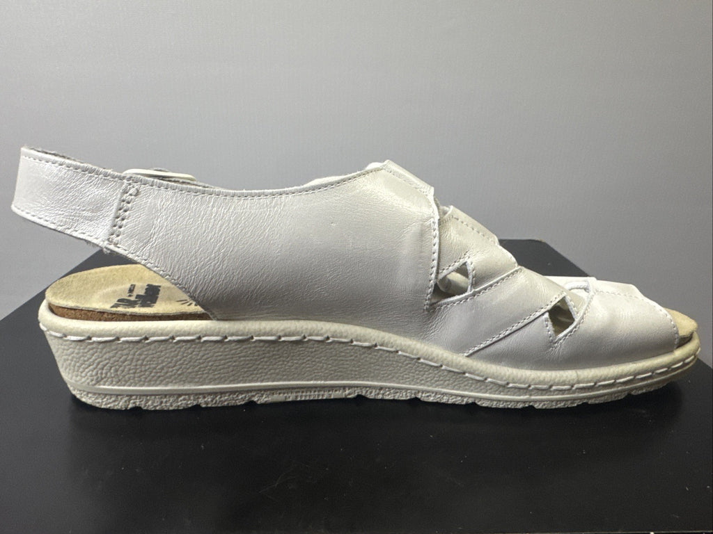 Helix Damenschuh Gr. 42 Sandale Weiß