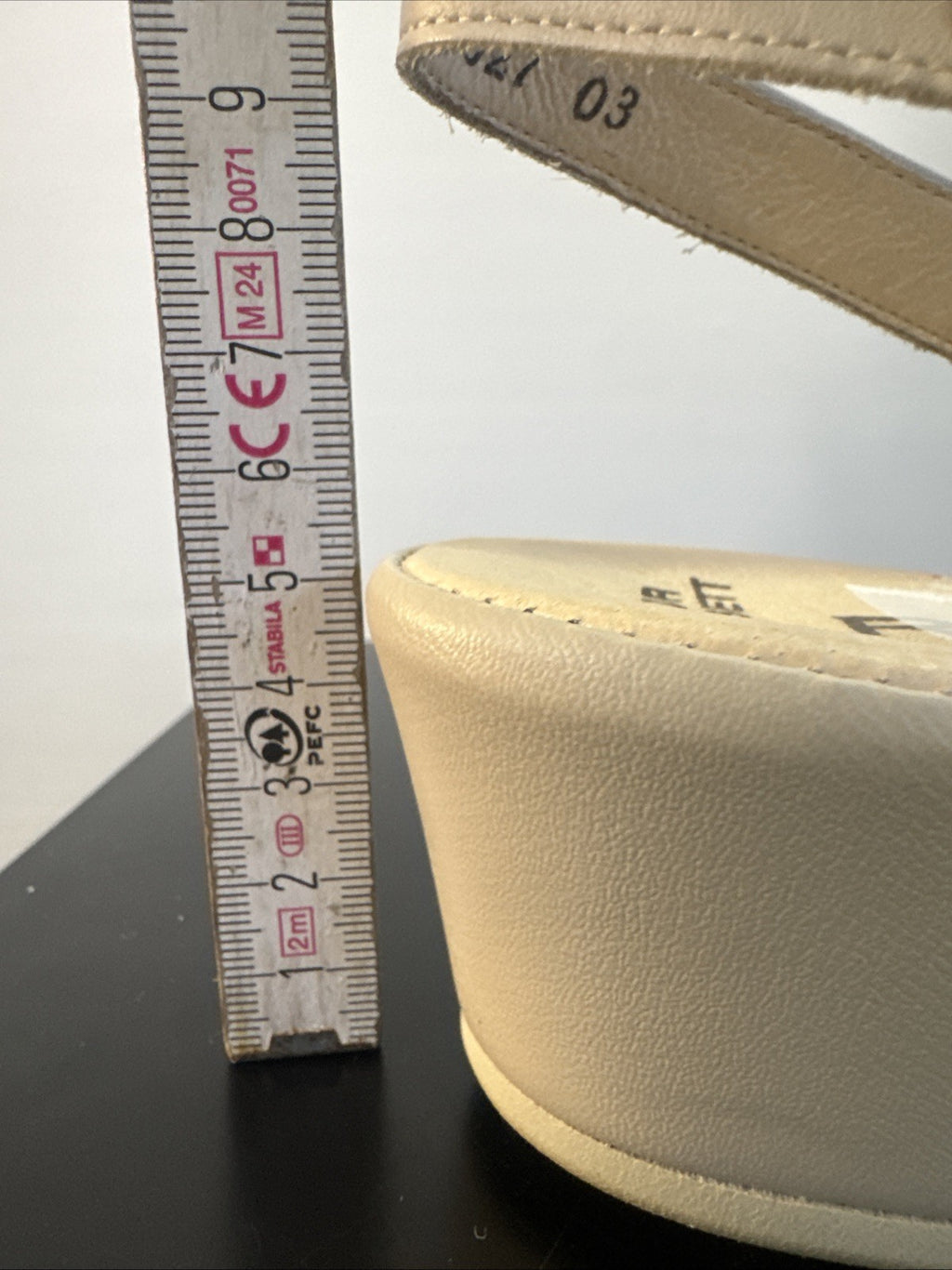 Rohde Sandalette Gr. 6,5 Damen Weiß Leder