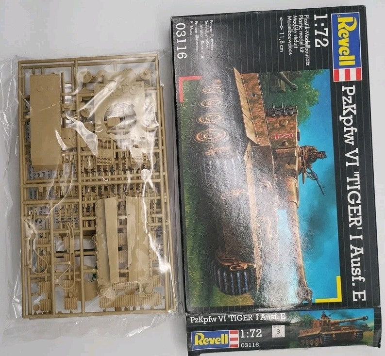 Revell 03116 Pz.Kpfw. VI Tiger I Ausf. E Panzerkampfwagen 1:72 Bausatz NEU 1999