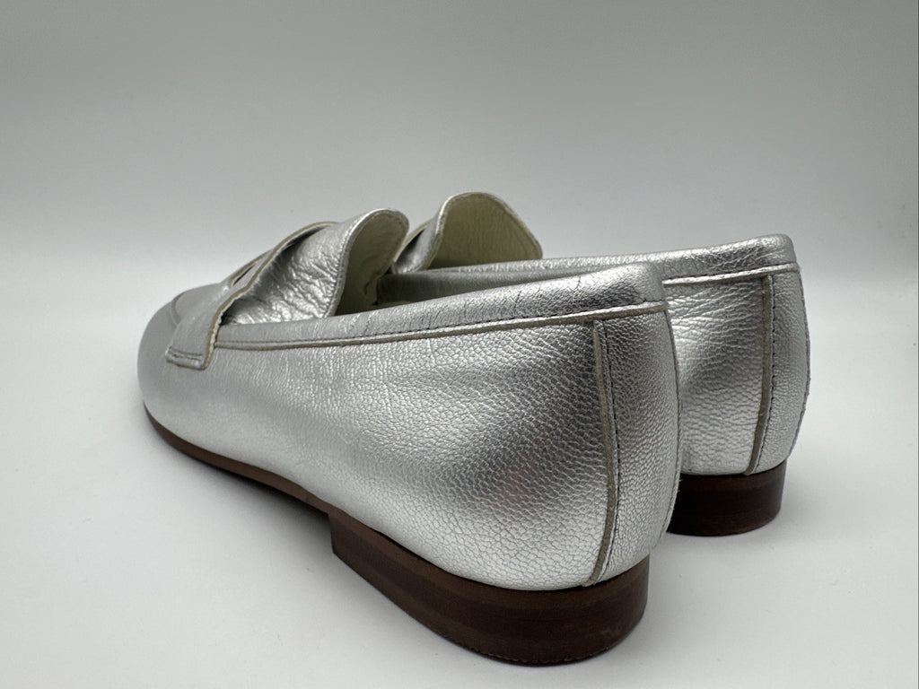 Post Xchange Halbschuh Gr. 37 Damen Silber 