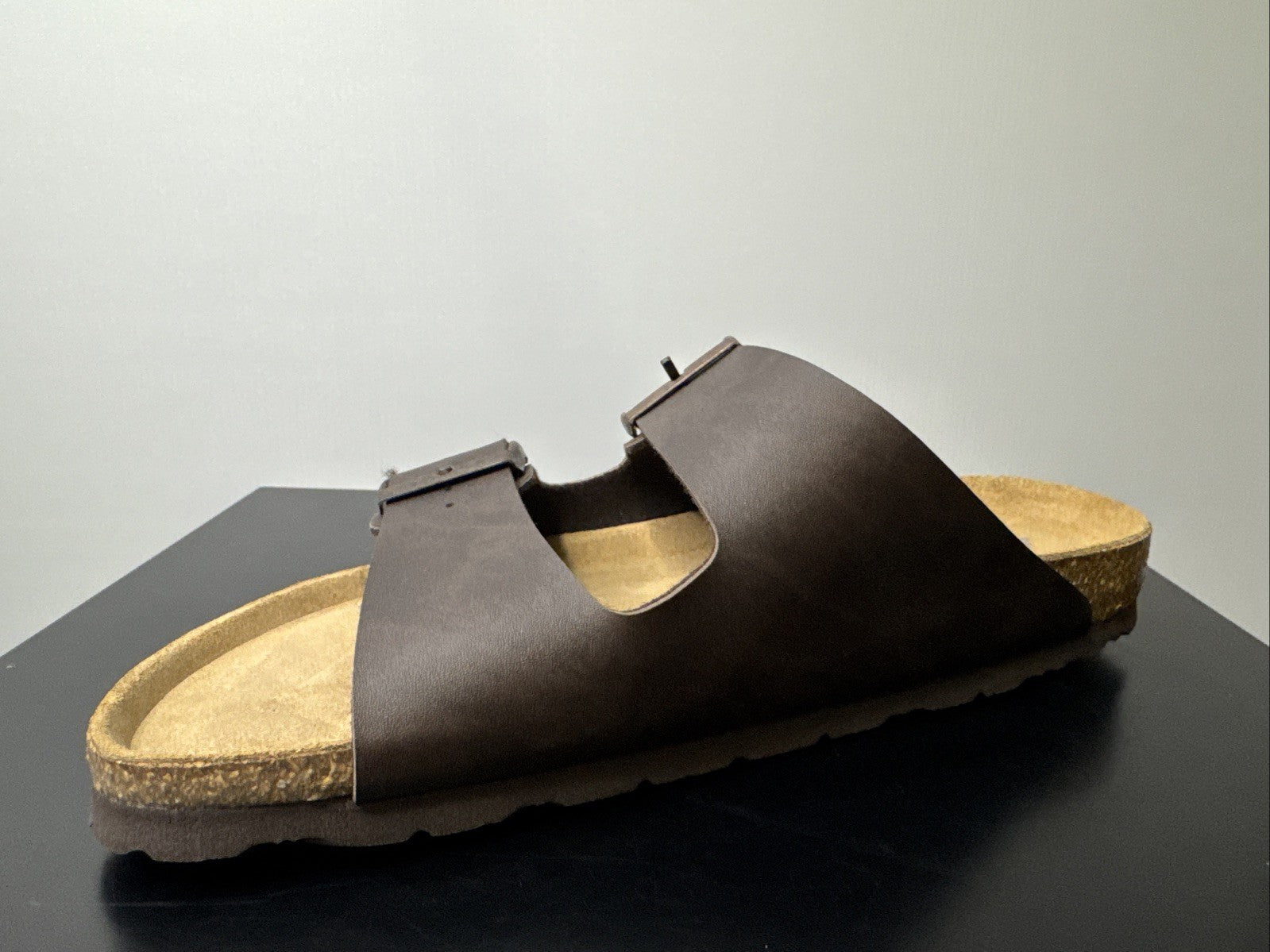 Rohde Herren Pantoletten Gr. 40 Leder Clogs Mocca 5920
