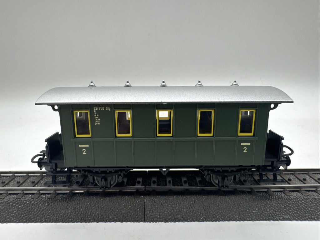 Märklin Personenwagen H0 29 758 Sfg 2-Klasse grün #371