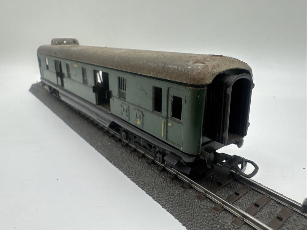 D08 Märklin H0 Personenwagen 346/4 Gepäckwagen Blech Beleuchtet #771