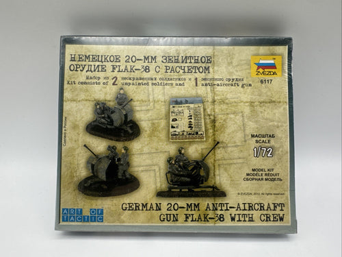 1:72 Bausatz Deutsche Soldaten im Weltkrieg 1939-1945 russian Zvezda KIT Flak 38