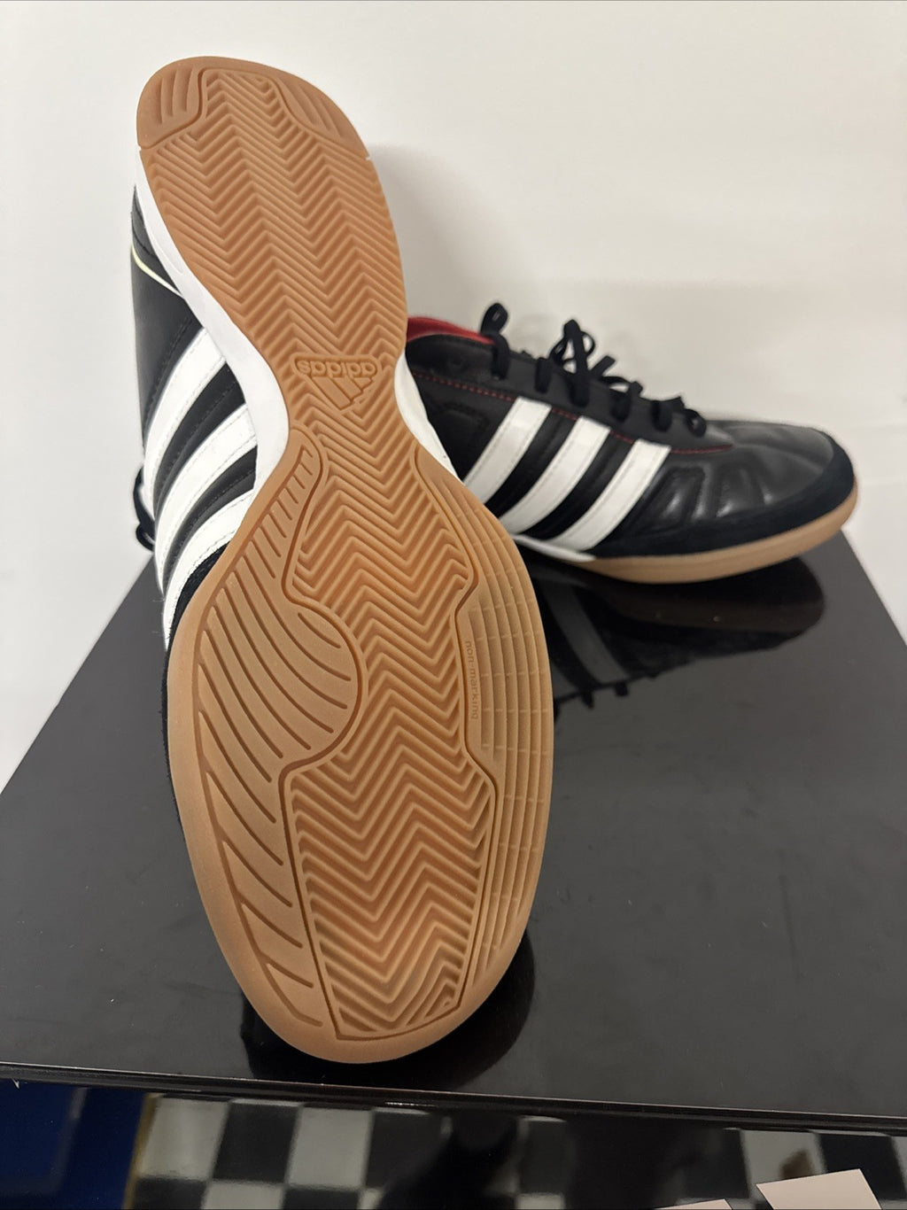 Adidas AdiNova IV SG Herren Fußballschuhe Schwarz EUR 47 1/3 UK 12