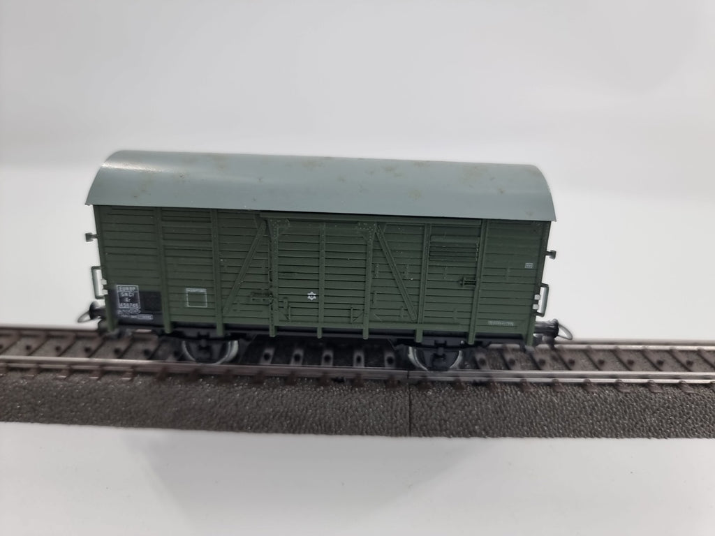 Piko H0 Gedeckter Güterwagen grün 438746 SCNF - H0 HO 1:87