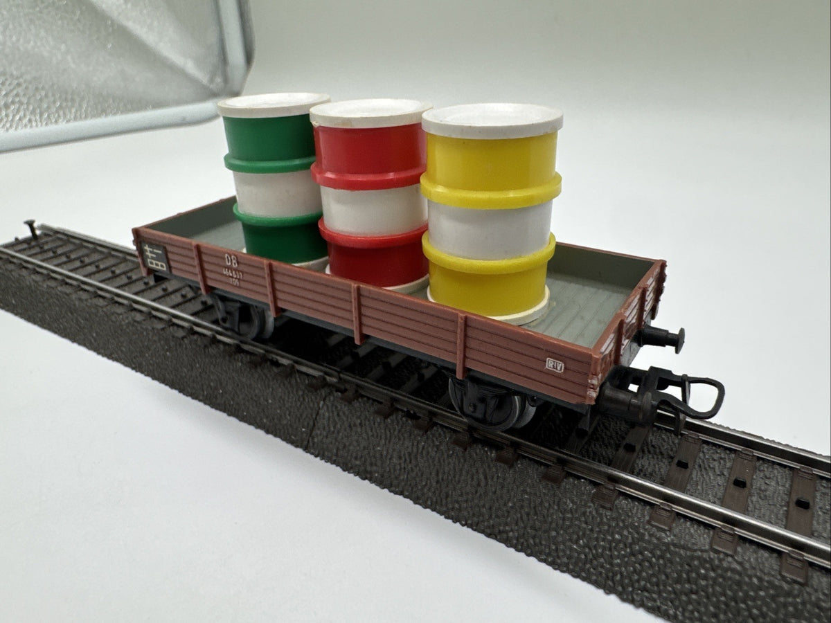 Märklin 4503 H0 Niederbordwagen 464 637 Mit Ladung DB #496