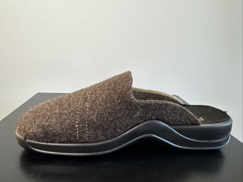 Rohde Herren Filz Pantolette Gr. 44 Mocca Pantoffel Weite G 2731