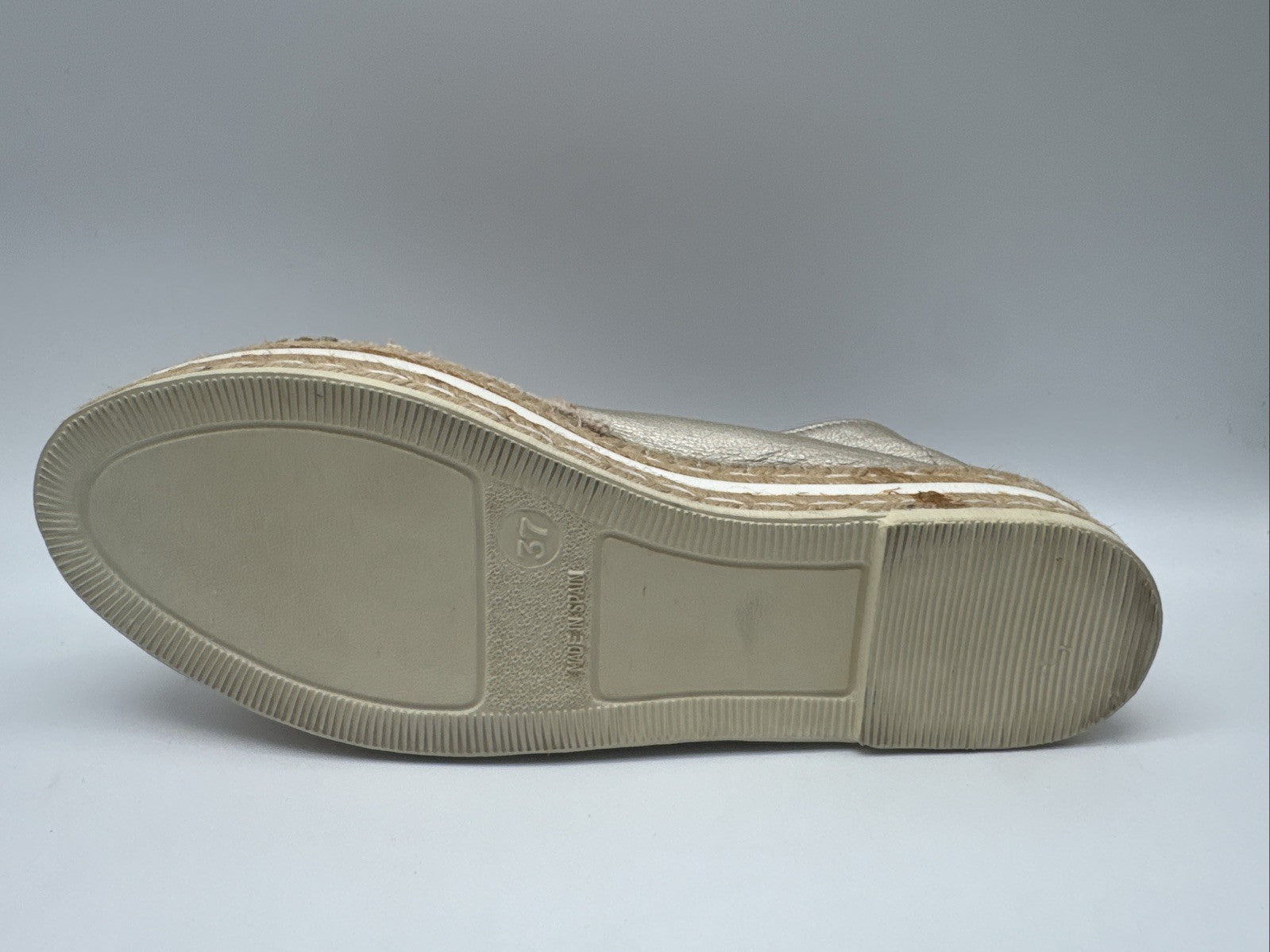 Videoretta Damenschuh Gr. 37 Leder Silber 
