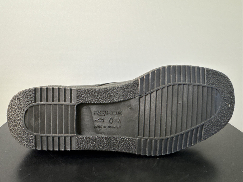 Rodhe Halbschuh Damen Gr. 37 Schwarz Leder