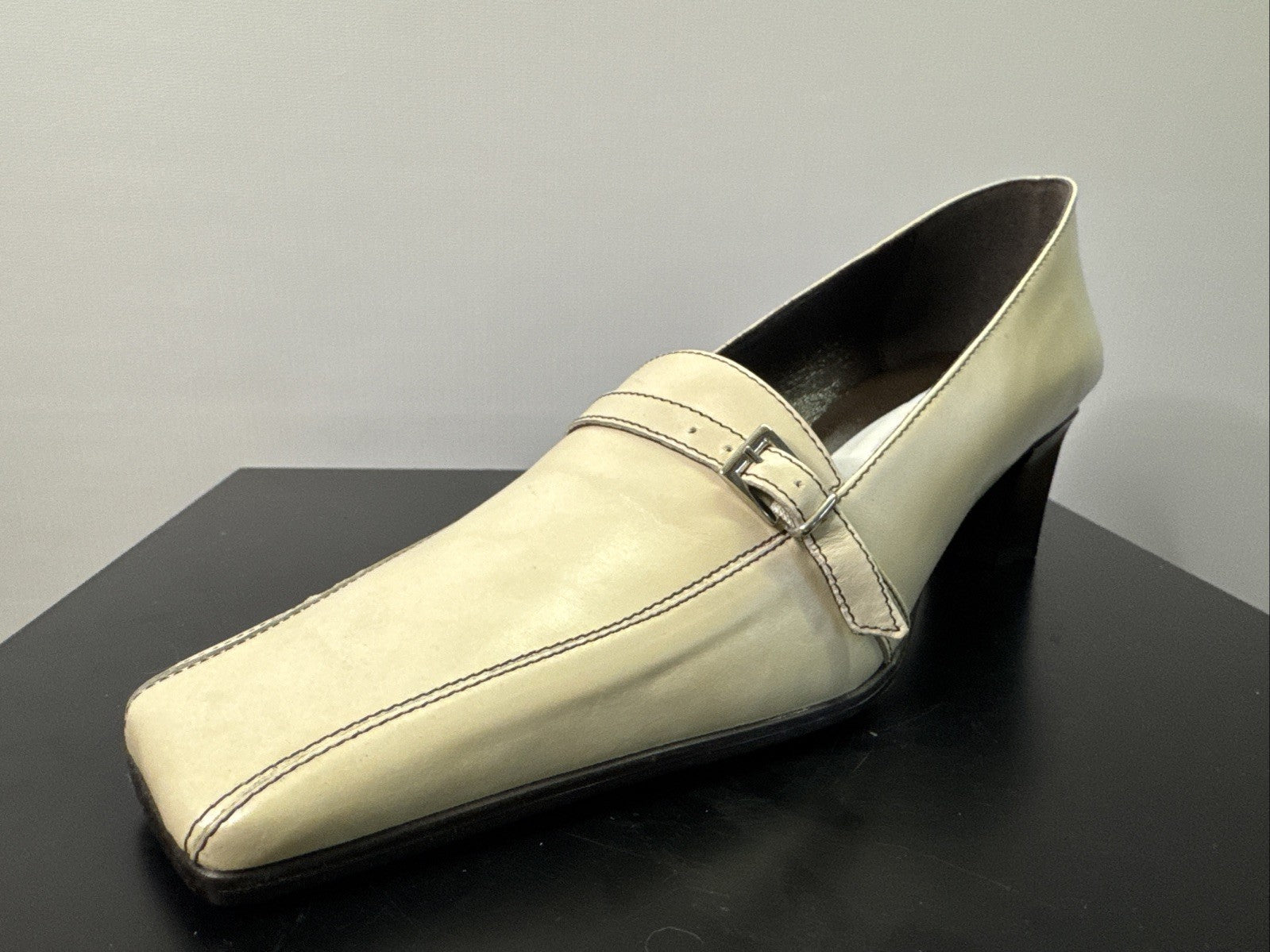 E Allora Pumps Gr. 41 Leder Damen Absatzschuh 