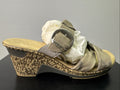 Rieker Sandalette Gr. 41 Leder Beige