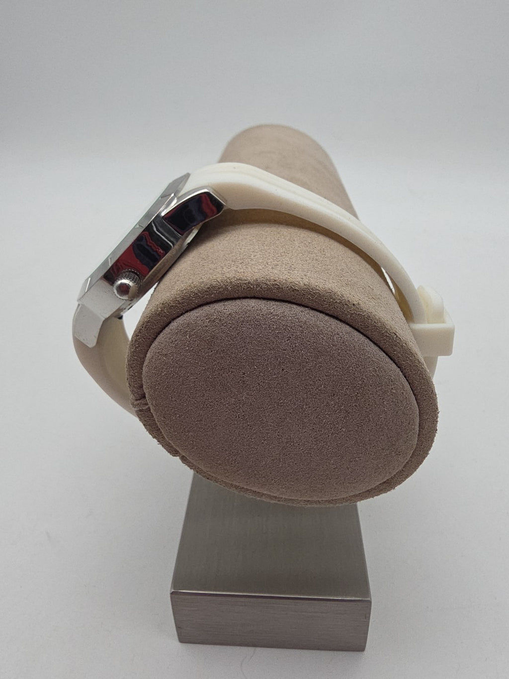 Kronaberg Herrenuhr – 10 ATM – Quarz – Silikonarmband – Weiß/Silber