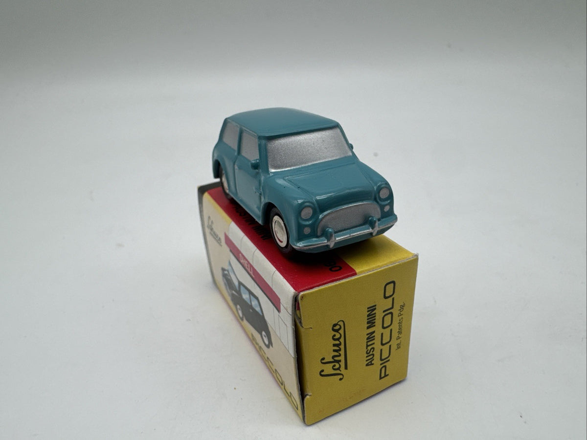 Schuco Piccolo Austin Mini Cooper 1:90 in OVP surfblue Neuwertig #5