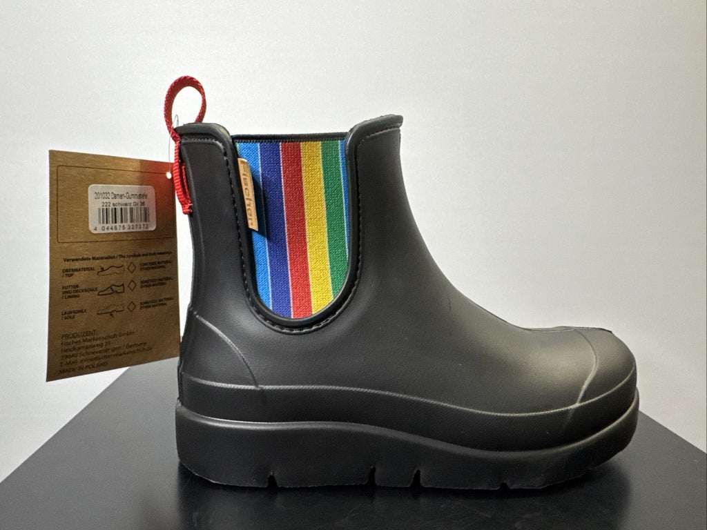 Fischer Markenschuh Damen Steller Gummistiefel Gr. 37