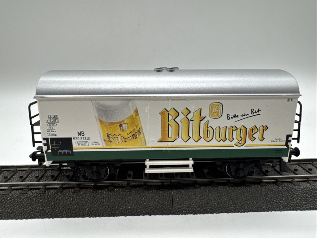 Märklin H0 94277 Güterwagen Bierwagen Kühlwagen SoMo 529 328 MB "Bitburger" #396