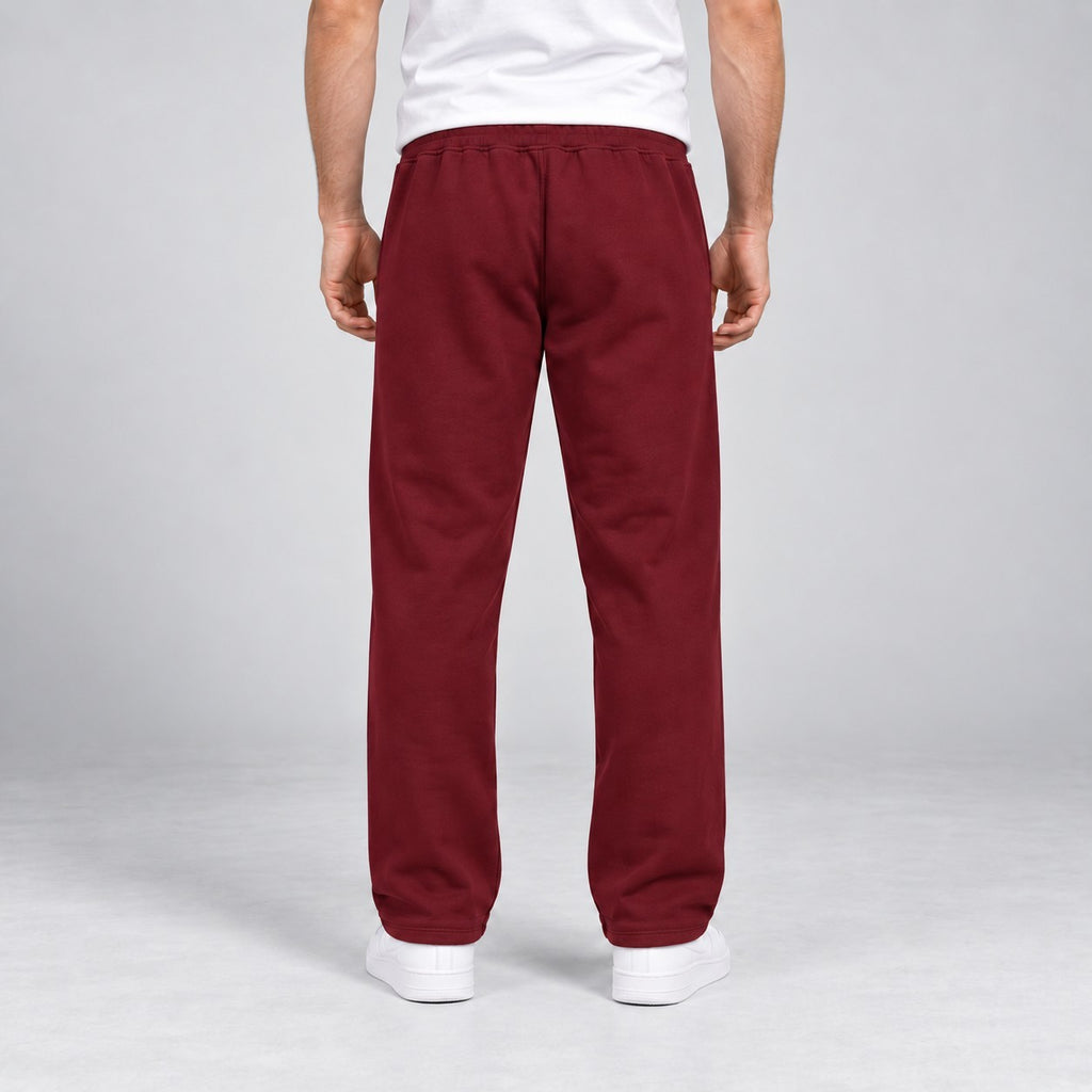 Jogginghose, Gr. M, bordeaux rot, Kordelzug, elastischen Bund