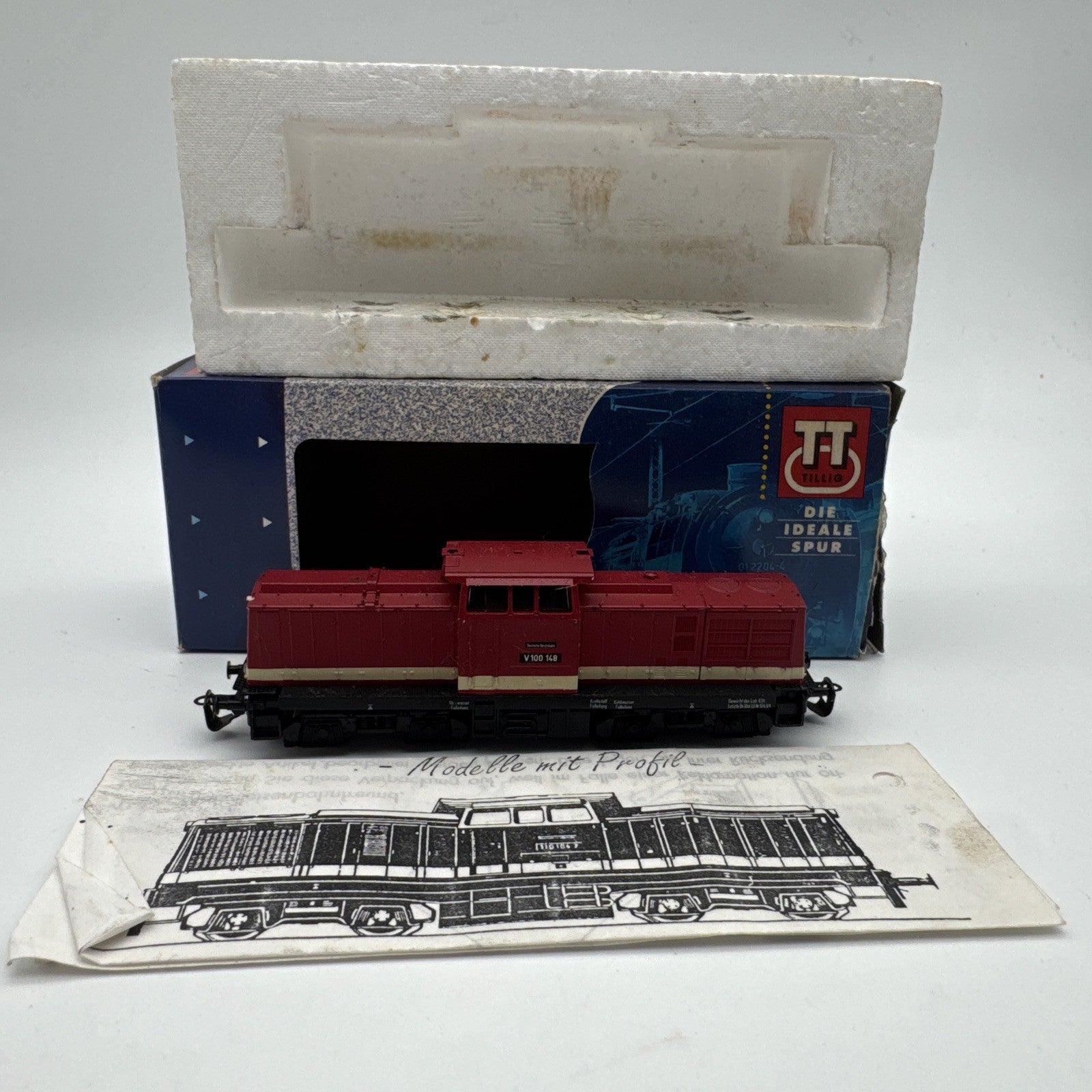 Tillig TT 04597 Diesellok BR V 100 148 DR Gleichstrom
