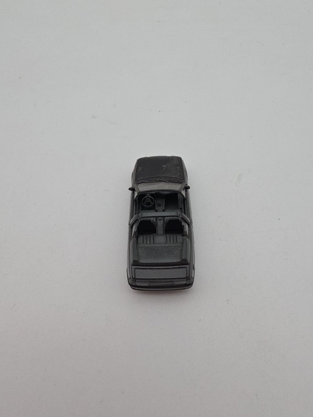 Rar: Opel Kadett E GSI Cabriolet Testfarbe anthrazit matt von Herpa in 1:87