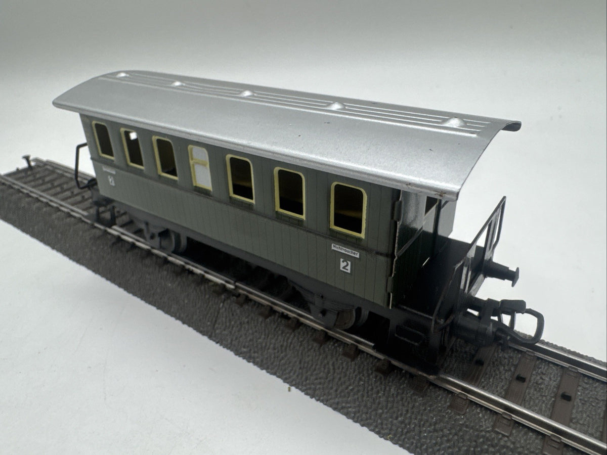 Märklin H0 Personenwagen 4051 Stg Grün Donnerbüchse 2. Klasse #434
