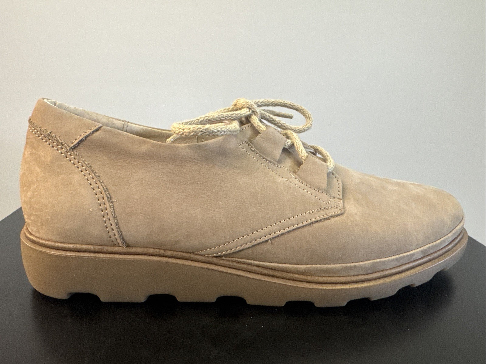 Otto Klein Halbschuh Damen Gr. 4,5 Leder Braun