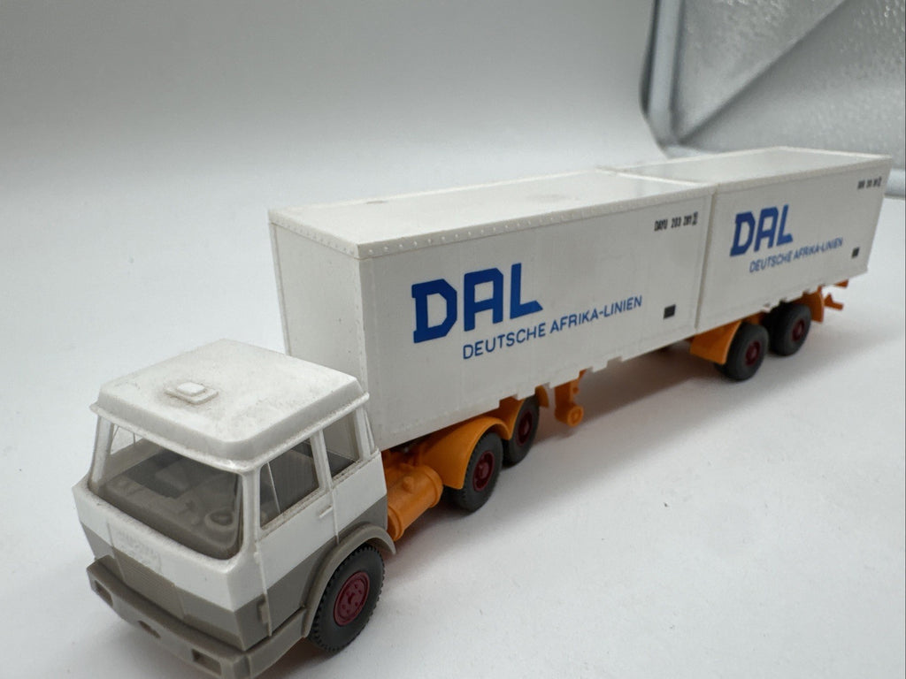 Wiking H0: Hanomag Henschel Containersattelzug Nr. 521 (GK 521) DAL #633