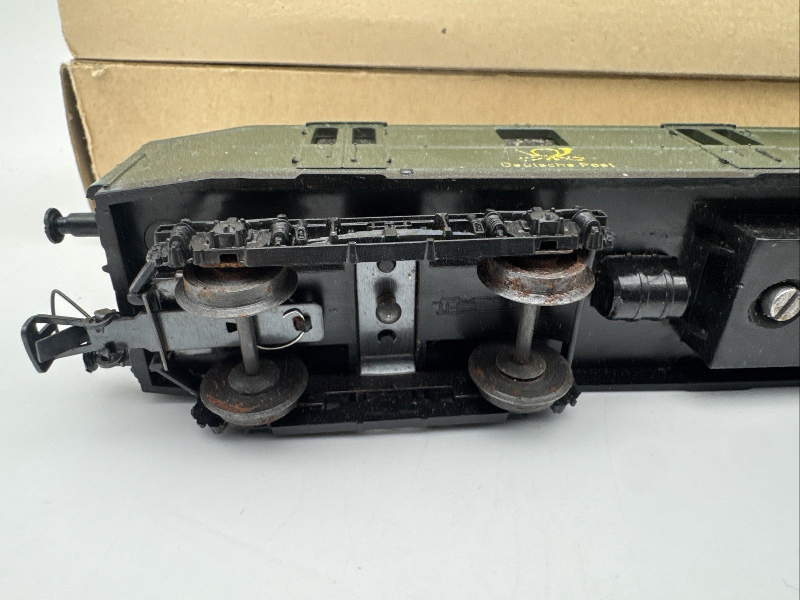 PIKO VEB Modellbahn. " Bahnpostwagen DP " Lichtfu. Epoche IV - 70er 426/674