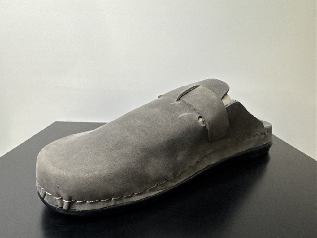 Rohde Herren Pantolette Gr. 39 Anthrazit Pantoffel  Schuhweite G 6743