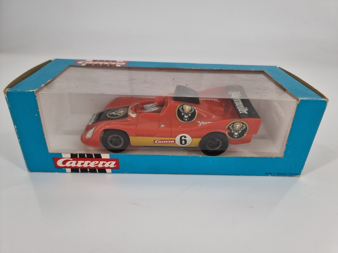 Original Carrera Porsche 936 Jägermeister , 40672, Decals braun, sehr gut