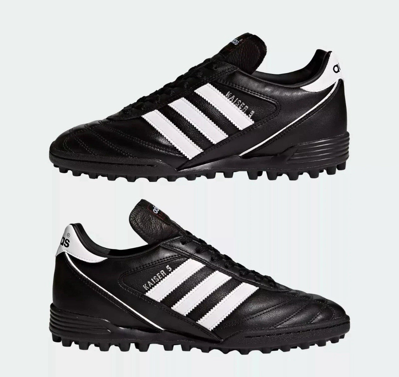 677357 Adidas Kaiser 5 Team Boot Schwarz Weiss Herrenschuhe EUR 39 1/3 UK 6