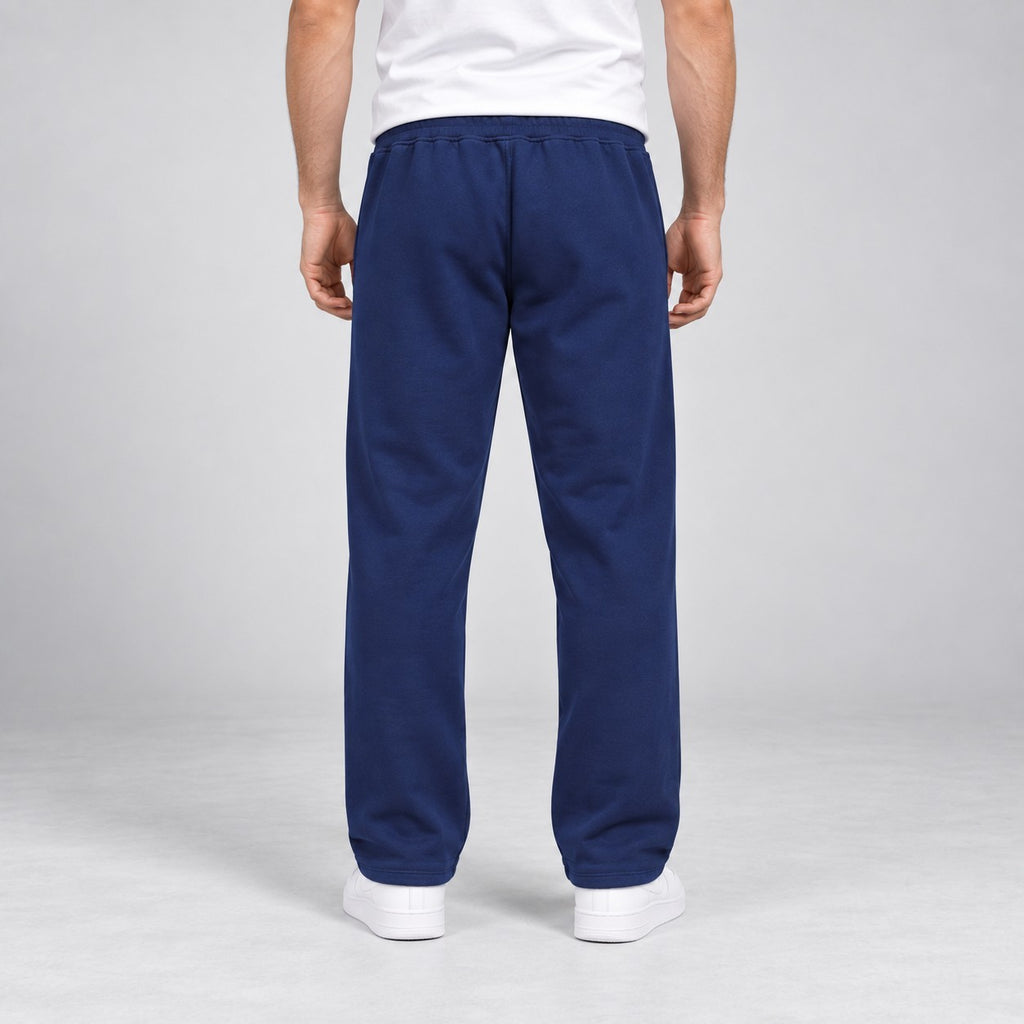 Jogginghose, Gr. M, Blau, Kordelzug, elastischen Bund