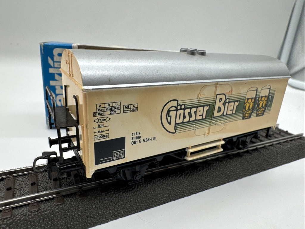 Märklin H0 Bierwagen SoMo Gösser Bier #27