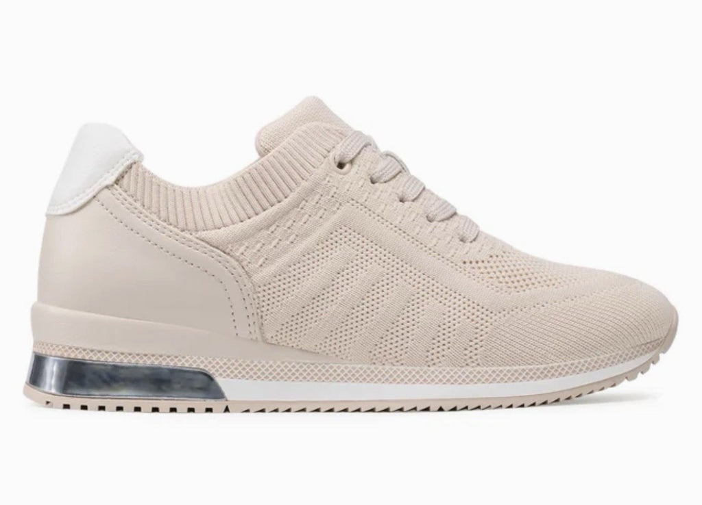 MARCO TOZZI Premio Fashion Gr. 40 Sneaker Low Top Cream Comb Damen