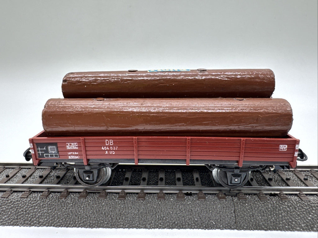 Märklin 4503 H0 Niederbordwagen 464 637 Mit Ladung DB #493