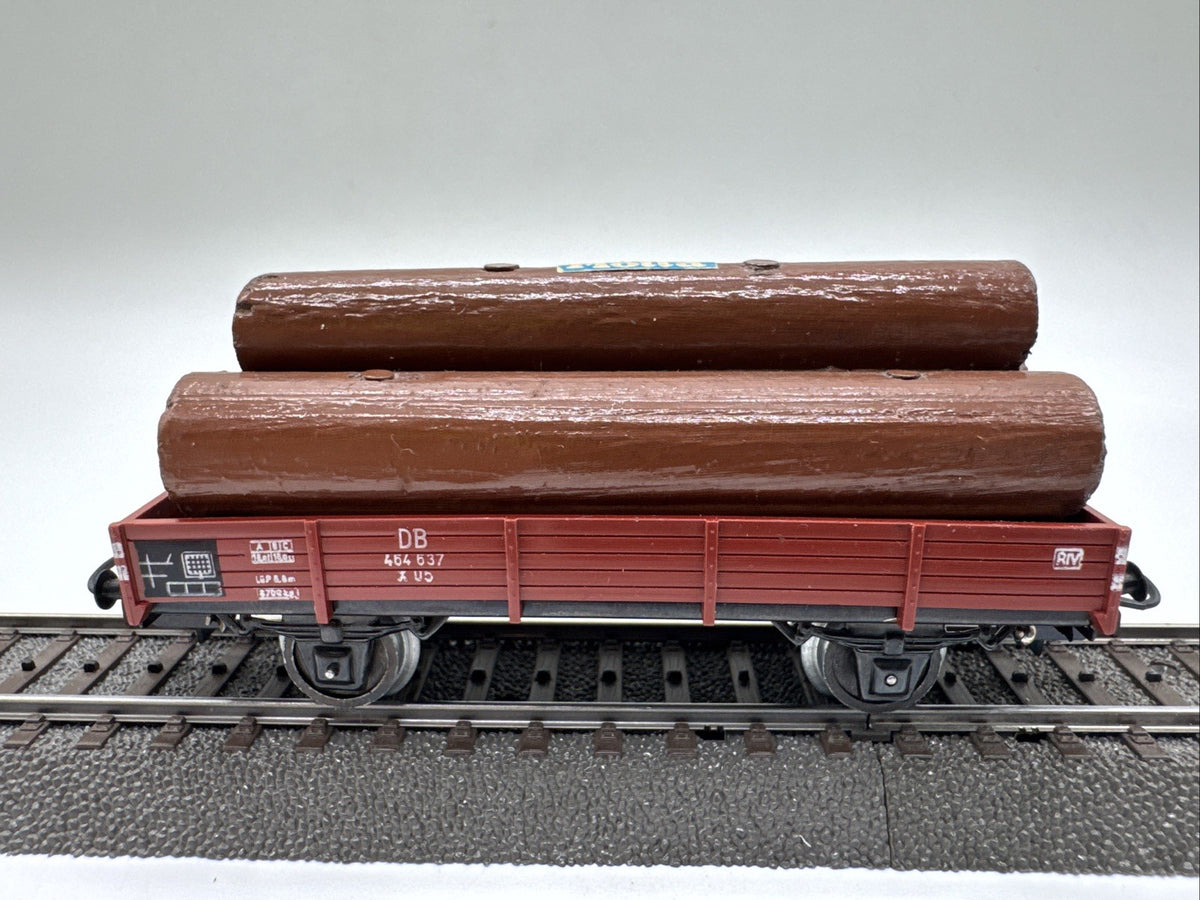 Märklin 4503 H0 Niederbordwagen 464 637 Mit Ladung DB #493