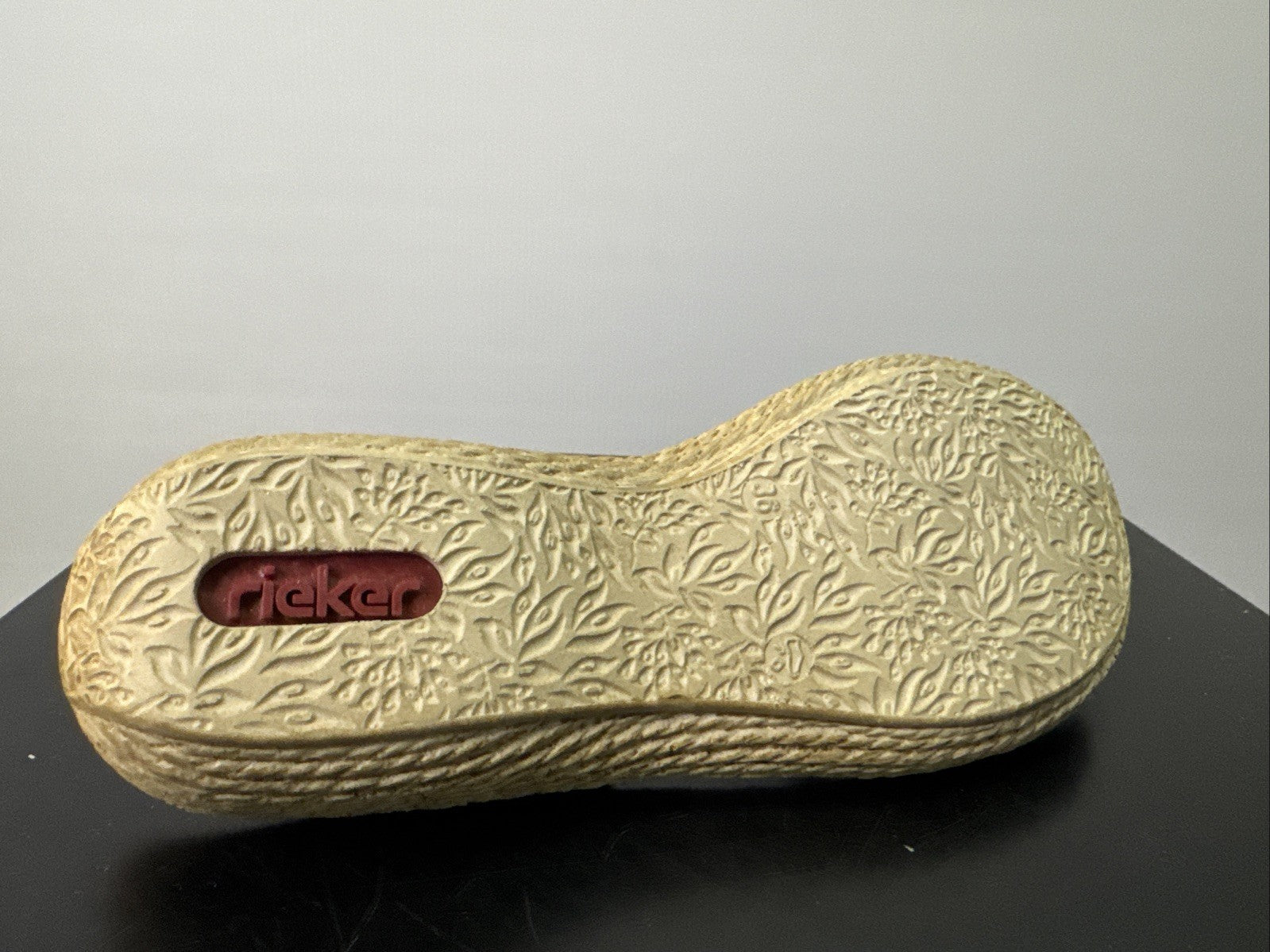 Rieker Sandale Gr. 36 Leder Slip On