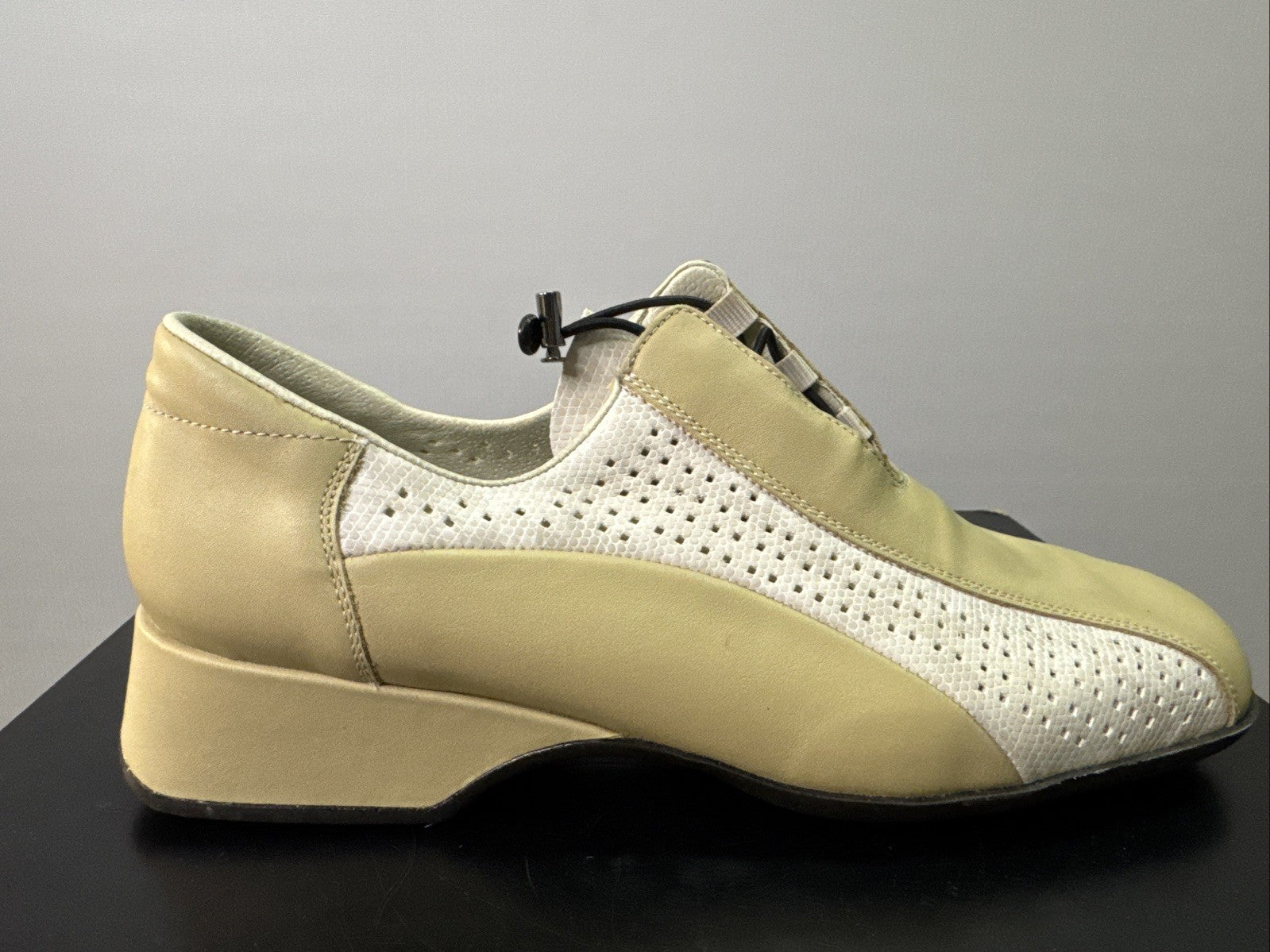 Rieker Halbschuh Gr. 42 Damen Leder Beige
