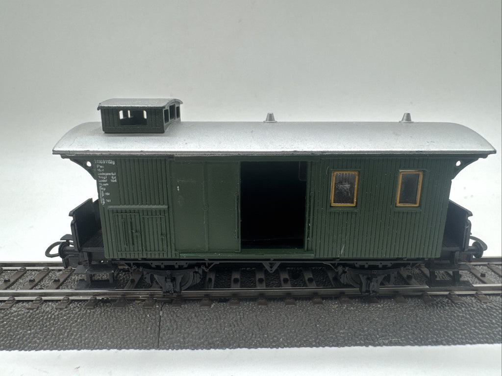 Märklin 4038 - Gepäckwagen - 116 910 Stg - grün/grau - H0 HO 1:87 #442