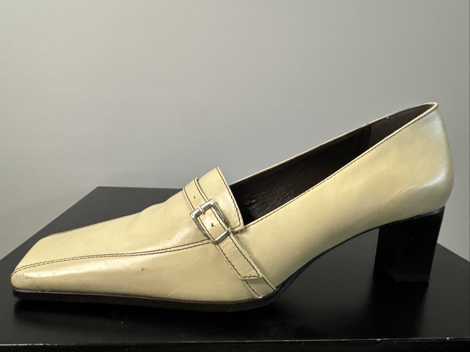 E Allora Pumps Gr. 39 Leder Damen Absatzschuh