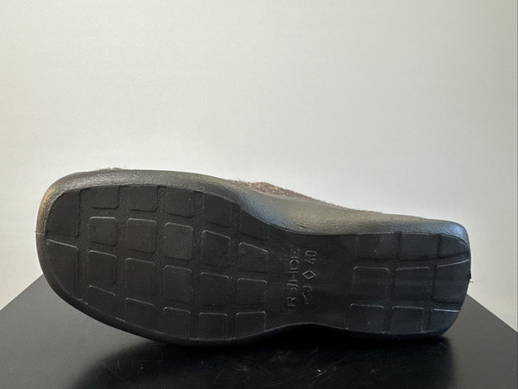Rohde Herren Filz Pantolette Gr. 43 Mocca Pantoffel Weite G 2731