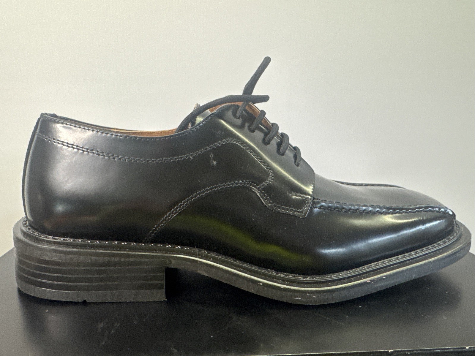 Mc Shoe Herren Halbschuh Gr. 41 Leder Schwarz