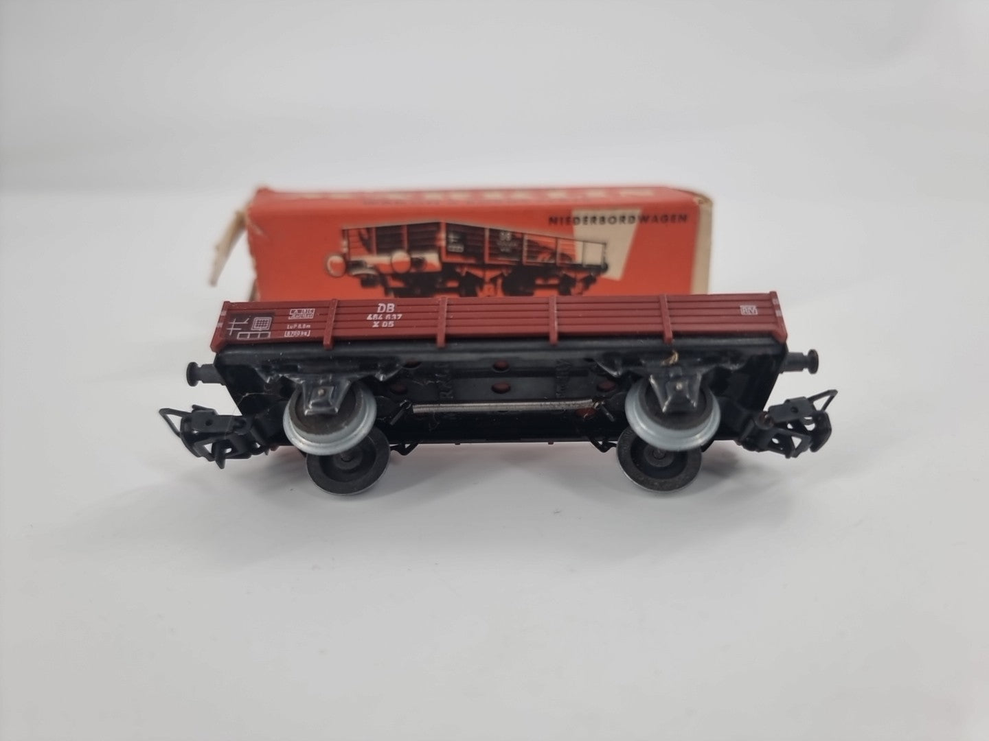 Märklin H0 4503 Niederbordwagen 464 637 X 05 DB OVP 