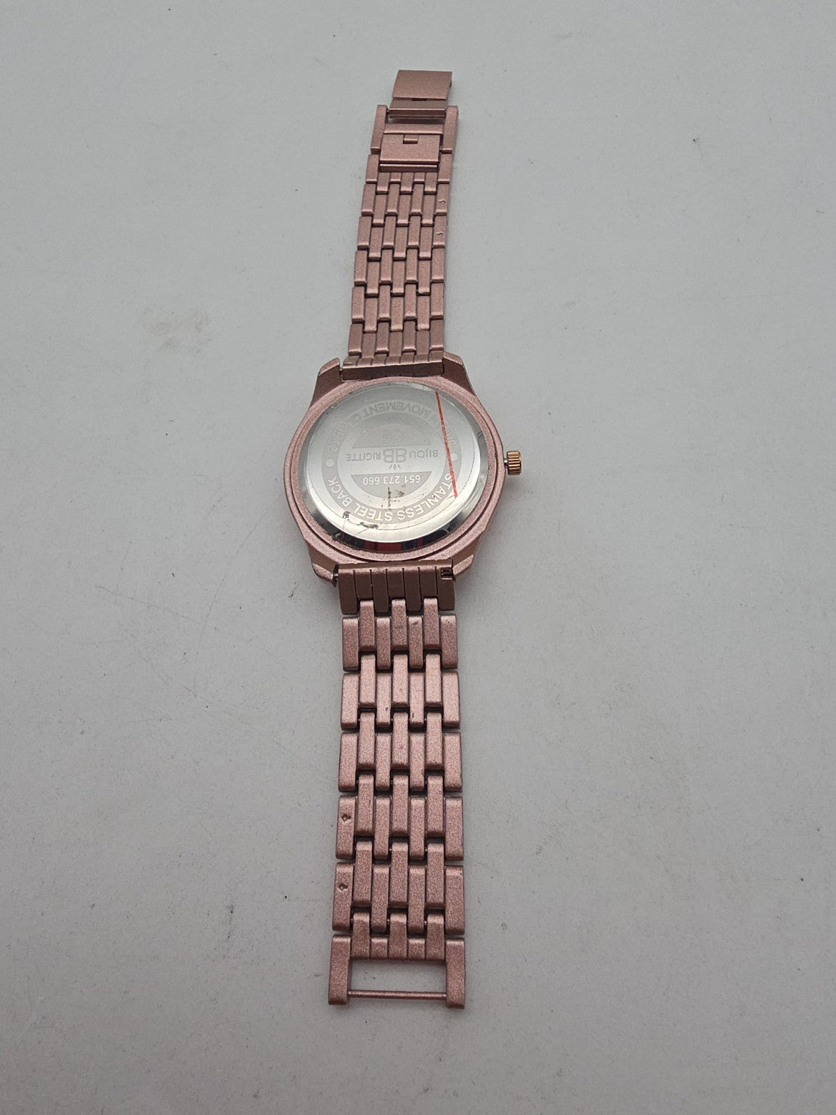 Bruciati BB001 Damen Uhr Roségold Edelstahl Quarz Chronograph Look