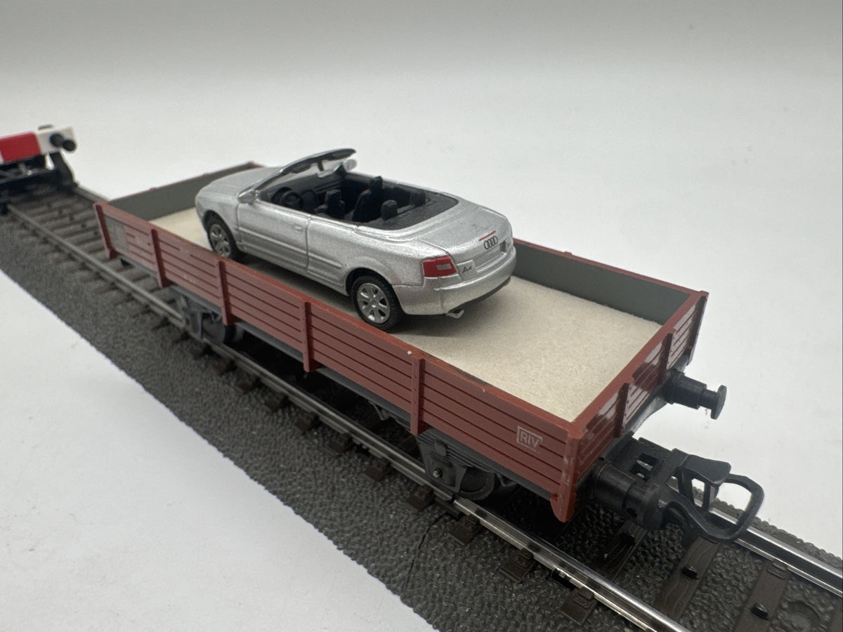 Märklin 4503 H0 Niederbordwagen 464 637 Mit Ladung DB #454