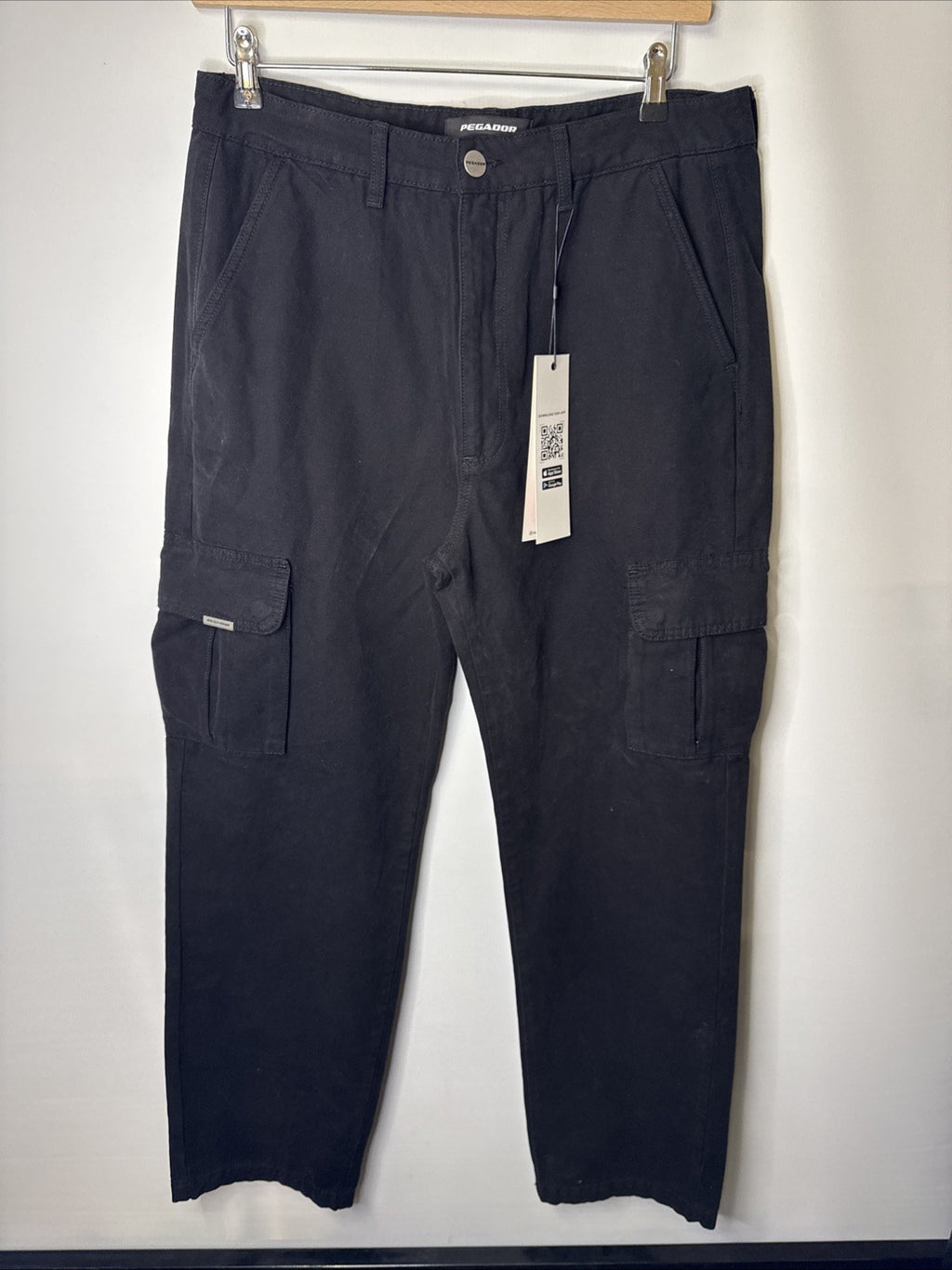 Pegador Tanami Wide Cargo Damen Hose Gr. 34 Schwarz