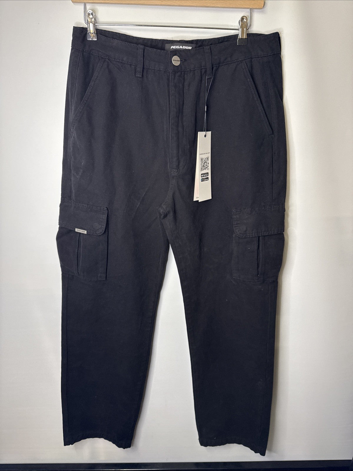 Pegador Tanami Wide Cargo Damen Hose Gr. 34 Schwarz